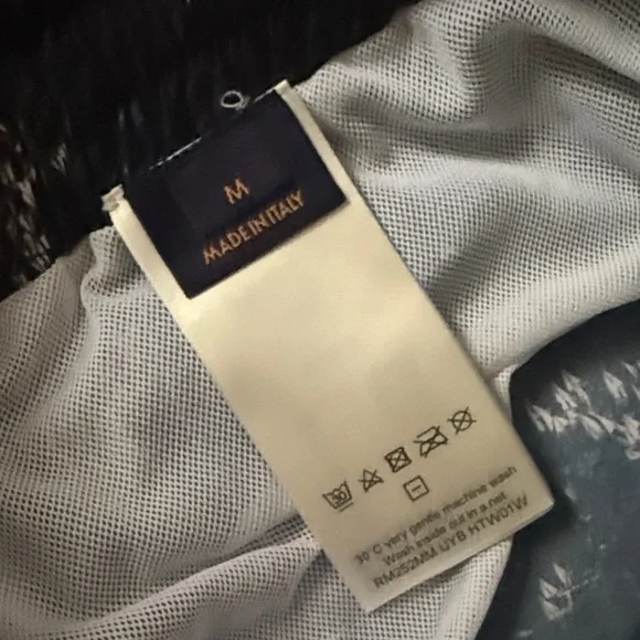 Louis Vuitton Dark Navy Monogram Drawstring Swim Trunks sailboats medium - Picture 4 of 7